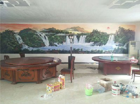 普定墙绘-写实风景