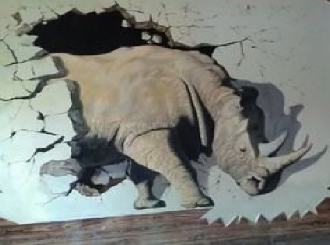 普定在墙绘中，如何绘制3D效果？