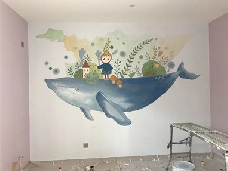 普定手绘墙的特点及优势。